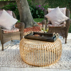 Wholesale โ๏ธ Sagebrook Home Set Of 2 Wood Trays, Black 4.75"H - 23.5" X 13.75" X 4.75" โ