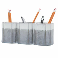 Brand new ⭐ Sagebrook Home Ceramic 4"h 3-cup Pen Holder, White, Gray 4.0"H - 10.0" X 3.0" X 4.0" 🛒 -Sagebrook Home Online Shop unnamed file 1015