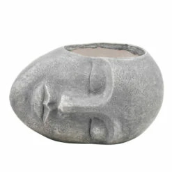 Best reviews of ๐ Sagebrook Home Resin, 14" Face Planter, Bluish Gray 9"H - 14.0" X 11.0" X 9.0" ๐คฉ