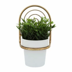 Promo ๐งจ Sagebrook Home Metal, 11"h Wall Planter, Gold, White 11.0"H - 7.0" X 6.0" X 11.0" ๐ 15 Promo ๐งจ Sagebrook Home Metal, 11"h Wall Planter, Gold, White 11.0"H - 7.0" X 6.0" X 11.0" ๐ -Sagebrook Home Online Shop unnamed file 1131