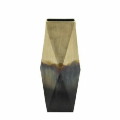Best deal 👏 Sagebrook Home 17"h Ombre Vase, Gold 17"H ⌛