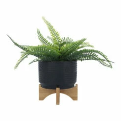 Coupon 💯 Sagebrook Home Ceramic 7" Abstract Planter On Stand, Black 7.0"H - 7.0" X 7.0" X 7.0" ✔️ -Sagebrook Home Online Shop unnamed file 118