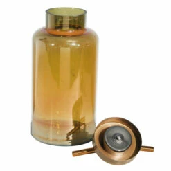 Wholesale ✨ Sagebrook Home Glass 14" Vase With Metal Lid,gold Chrome 13.39"H - 7.09" X 5.71" X 13.39" 🎉 -Sagebrook Home Online Shop unnamed file 1183