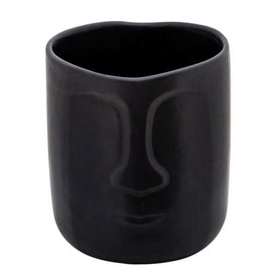 Best reviews of ⨠Sagebrook Home 6" Face Planter, Black 8"H - 6.0" X 6.0" X 8.0" 𧨠4 Best reviews of ⨠Sagebrook Home 6" Face Planter, Black 8"H - 6.0" X 6.0" X 8.0" 𧨠- Image 2
