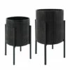 New βοΈ Sagebrook Home Set Of 2 Ridged Planters In Metal Stand, Black 23"H - 14.0" X 14.0" X 23.0" π 1 New βοΈ Sagebrook Home Set Of 2 Ridged Planters In Metal Stand, Black 23"H - 14.0" X 14.0" X 23.0" π -Sagebrook Home Online Shop unnamed file 1188