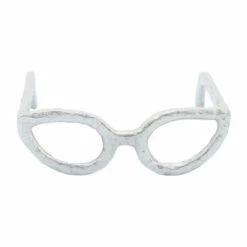 Budget 💯 Sagebrook Home Silver Glasses Sculpture 2.5"H - 7.5" X 7.5" X 2.5" ✨ -Sagebrook Home Online Shop unnamed file 126