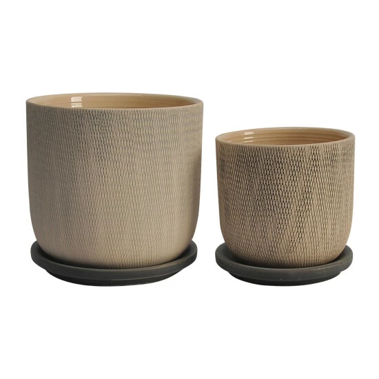 Best deal ๐ Sagebrook Home Set Of 2 5, 6" Mesh Planter With Saucer, Gray 5.75"H - 6.0" X 6.0" X 5.75" โ 3 Best deal ๐ Sagebrook Home Set Of 2 5, 6" Mesh Planter With Saucer, Gray 5.75"H - 6.0" X 6.0" X 5.75" โ