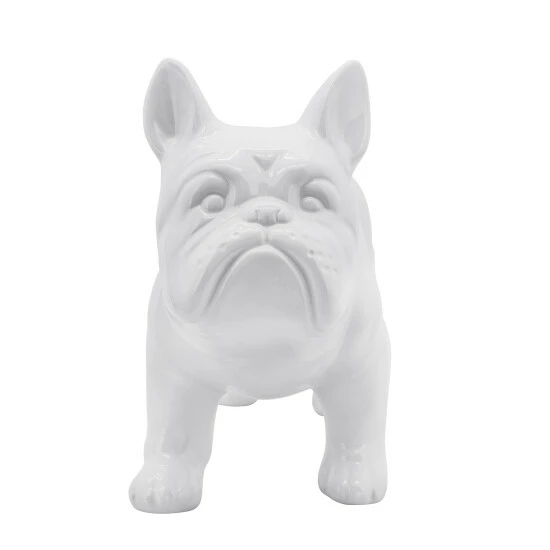 Outlet π Sagebrook Home Ceramic, 12" Bulldog, White - 13" X 6" X 10" π 4 Outlet π Sagebrook Home Ceramic, 12" Bulldog, White - 13" X 6" X 10" π - Image 2