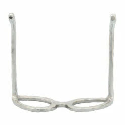 Budget 💯 Sagebrook Home Silver Glasses Sculpture 2.5"H - 7.5" X 7.5" X 2.5" ✨ -Sagebrook Home Online Shop unnamed file 131