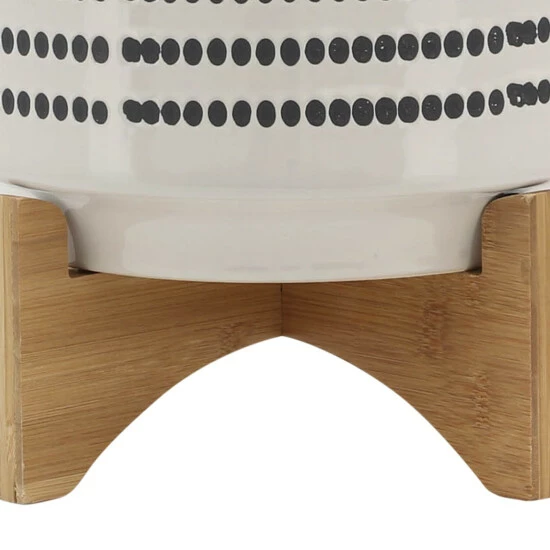 Outlet π Sagebrook Home 10" Aztec Planter With Wood Stand, Gray 12.0"H - 10.0" X 10.0" X 12.0" π₯° 9 Outlet π Sagebrook Home 10" Aztec Planter With Wood Stand, Gray 12.0"H - 10.0" X 10.0" X 12.0" π₯° - Image 7