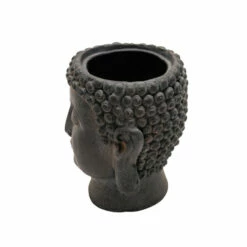 Hot Sale ⌛ Sagebrook Home Resin 9" Buddha Flower Pot, Black 9"H - 8.0" X 8.0" X 9.0" 😀 -Sagebrook Home Online Shop unnamed file 1362