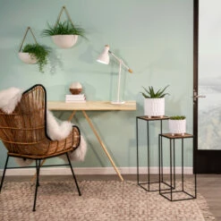 Discount 😍 Sagebrook Home Set Of 2 Ceramic Fluted Planter With Feet 6, 8", White 8"H - 8.0" X 8.0" X 8.0" ❤️