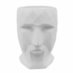 Best reviews of ๐ Sagebrook Home Resin 17"h Face Planter, White 17"H - 15.0" X 13.0" X 17.0" ๐