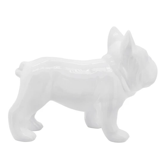 Outlet π Sagebrook Home Ceramic, 12" Bulldog, White - 13" X 6" X 10" π 5 Outlet π Sagebrook Home Ceramic, 12" Bulldog, White - 13" X 6" X 10" π - Image 3