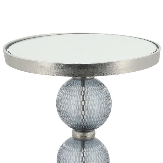 Hot Sale ๐ Sagebrook Home Metal, 22"h Orb Side Table, Mirror Top, Gry, Brnz 22.0"H - 16.0" X 16.0" X 22.0" ๐ฅฐ 6 Hot Sale ๐ Sagebrook Home Metal, 22"h Orb Side Table, Mirror Top, Gry, Brnz 22.0"H - 16.0" X 16.0" X 22.0" ๐ฅฐ - Image 4