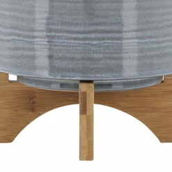 Best deal 👍 Sagebrook Home Ceramic 8" Planter On Stand, Blue Fade 9.0"H - 8.0" X 8.0" X 9.0" 😍 -Sagebrook Home Online Shop unnamed file 1433