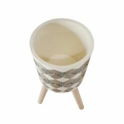 Top 10 🎉 Sagebrook Home Set Of 2 10, 12" Diamond Planter With Wood Legs, Brown(kd) 21"H - 12.0" X 12.0" X 21.0" 🎁 -Sagebrook Home Online Shop unnamed file 146