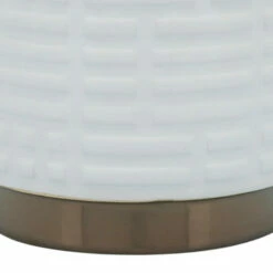 Flash Sale 🎁 Sagebrook Home Set Of 2 Maze Metallic Planters 6, 8", White 7"H - 8.0" X 8.0" X 7.0" 🎁 -Sagebrook Home Online Shop unnamed file 1499