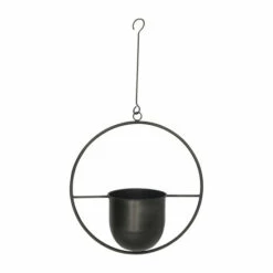 Top 10 🌟 Sagebrook Home Metal 26" Hanging Planter, Black 26"H - 13.0" X 6.0" X 26.0" 🧨