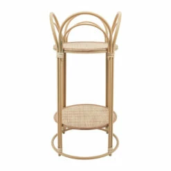 Deals 💯 Sagebrook Home 26"h Wicker, Bamboo 2-layer Planter Stand, Brown 26.0"H - 13.0" X 13.0" X 26.0" ✨ -Sagebrook Home Online Shop unnamed file 1528