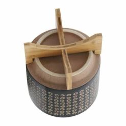 New ❤️ Sagebrook Home Ceramic 10" Planter On Stand, Brown 11.5"H - 9.75" X 9.75" X 11.5" 🌟 -Sagebrook Home Online Shop unnamed file 1552