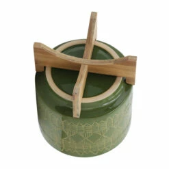 Best Pirce 🥰 Sagebrook Home Ceramic 10" Aztec Planter On Wooden Stand, Olive 11.0"H - 10.0" X 10.0" X 11.0" ⭐ -Sagebrook Home Online Shop unnamed file 1621
