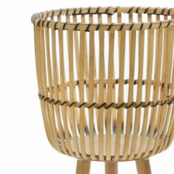 Cheap 😀 Sagebrook Home Set Of 2 Wicker Footed Planters 10, 12", Natural 23"H - 12.0" X 12.0" X 23.0" 🔔 -Sagebrook Home Online Shop unnamed file 1699