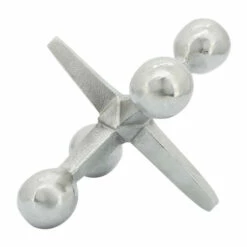 Discount 🔥 Sagebrook Home Silver Metal Jacks Decor, 5" 5"H - 7.0" X 5.0" X 5.0" 🔔 12 Discount 🔥 Sagebrook Home Silver Metal Jacks Decor, 5" 5"H - 7.0" X 5.0" X 5.0" 🔔 -Sagebrook Home Online Shop unnamed file 173