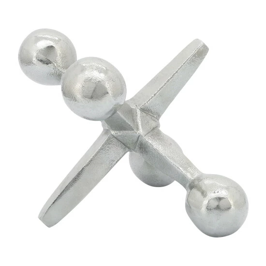 Discount 🔥 Sagebrook Home Silver Metal Jacks Decor, 5" 5"H - 7.0" X 5.0" X 5.0" 🔔 7 Discount 🔥 Sagebrook Home Silver Metal Jacks Decor, 5" 5"H - 7.0" X 5.0" X 5.0" 🔔 - Image 5