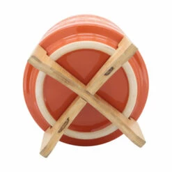 Top 10 🔥 Sagebrook Home Ceramic 10" Aztec Planter On Wooden Stand, Orange 11.0"H - 10.0" X 10.0" X 11.0" ⭐ -Sagebrook Home Online Shop unnamed file 1751