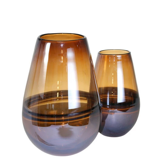 Top 10 π Sagebrook Home Glass, 11" Handmade Oval Vase,brown 10.63"H π 6 Top 10 π Sagebrook Home Glass, 11" Handmade Oval Vase,brown 10.63"H π - Image 4
