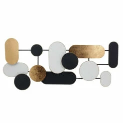 Cheap 😍 Sagebrook Home Metal, 45" Wall Deco Ovals, Multi 20.0"H ⭐