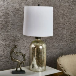 Brand new 🌟 Sagebrook Home Mercury Glass 29" Jug Table Lamp, Silver 29.0"H - 13.0" X 13.0" X 29.0" ⭐