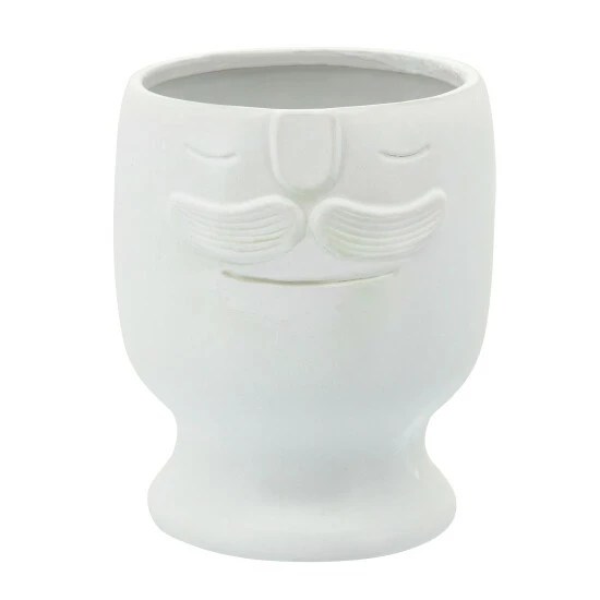 Top 10 π Sagebrook Home Set Of 2 Face Planter 6, 7", White 8.0"H - 7.0" X 7.0" X 8.0" π 5 Top 10 π Sagebrook Home Set Of 2 Face Planter 6, 7", White 8.0"H - 7.0" X 7.0" X 8.0" π - Image 3