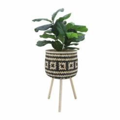 Coupon 🧨 Sagebrook Home Bamboo Set Of 3 11, 13, 15" Checkered Planters, Brown 30.0"H - 15.0" X 15.0" X 30.0" 🥰 -Sagebrook Home Online Shop unnamed file 1863