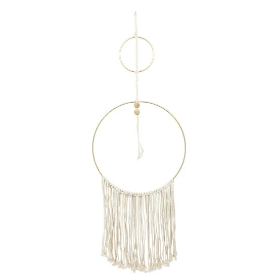 Best reviews of π Sagebrook Home Metal, 30" Curvy Wall Accent With Tassels, Natural 30.0"H π 4 Best reviews of π Sagebrook Home Metal, 30" Curvy Wall Accent With Tassels, Natural 30.0"H π - Image 2