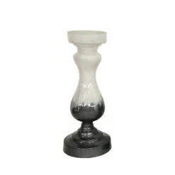Cheap 💯 Sagebrook Home Glass, 16" Candle Holder, , White, Gray 16"H - 7.0" X 7.0" X 16.0" 🌟 -Sagebrook Home Online Shop unnamed file 1949