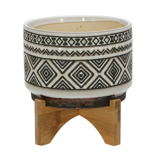 Brand new π Sagebrook Home Ceramic 7" Diamond Planter On Stand, Ivory 8"H - 7.0" X 7.0" X 8.0" β 3 Brand new π Sagebrook Home Ceramic 7" Diamond Planter On Stand, Ivory 8"H - 7.0" X 7.0" X 8.0" β