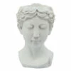 Budget 🤩 Sagebrook Home Resin, 9" Lady Head Planter, White 15"H - 9.0" X 10.0" X 15.0" 👏 -Sagebrook Home Online Shop unnamed file 1988