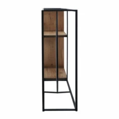 Best Pirce 🔔 Sagebrook Home Metal, Wood 34"l Wall Shelf With Mirror, Black, Brow 16.0"H - 34.0" X 5.5" X 16.0" ❤️ -Sagebrook Home Online Shop unnamed file 1994