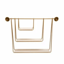 Cheapest 🔔 Sagebrook Home Metal, Wood 29" 3-tier Hanging Wall Shelf, White 29"H - 39.0" X 5.0" X 29.0" ❤️ -Sagebrook Home Online Shop unnamed file 2077