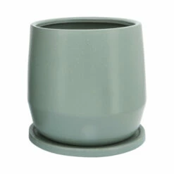 Cheapest 🔥 Sagebrook Home Ceramic Set Of 2 7, 10"d Planters With Saucer, Green 10.0"H - 10.0" X 10.0" X 10.0" 👍 -Sagebrook Home Online Shop unnamed file 2110