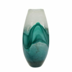 Best reviews of 😍 Sagebrook Home Glass 17"h Vase, Green Mix 17"H 🧨