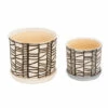 New 🌟 Sagebrook Home Set Of 2 Ceramic 6, 8" Planter With Saucer, Beige 8.0"H - 8.0" X 8.0" X 8.0" 😀 -Sagebrook Home Online Shop unnamed file 2157