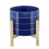 Coupon 😉 Sagebrook Home 8" Striped Planter With Wood Stand, Navy 6"H - 8.0" X 8.0" X 6.0" 😀 1 Coupon 😉 Sagebrook Home 8" Striped Planter With Wood Stand, Navy 6"H - 8.0" X 8.0" X 6.0" 😀 -Sagebrook Home Online Shop unnamed file 2175