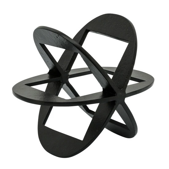 Hot Sale ๐ Sagebrook Home Metal, 8" Linked Orb, Black 6.0"H - 8.0" X 8.0" X 6.0" ๐ 3 Hot Sale ๐ Sagebrook Home Metal, 8" Linked Orb, Black 6.0"H - 8.0" X 8.0" X 6.0" ๐