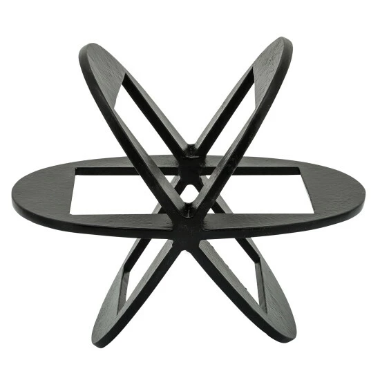 Hot Sale ๐ Sagebrook Home Metal, 8" Linked Orb, Black 6.0"H - 8.0" X 8.0" X 6.0" ๐ 4 Hot Sale ๐ Sagebrook Home Metal, 8" Linked Orb, Black 6.0"H - 8.0" X 8.0" X 6.0" ๐ - Image 2