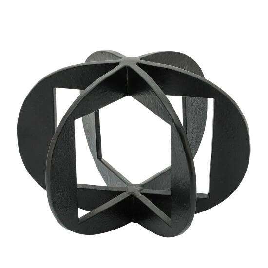 Hot Sale ๐ Sagebrook Home Metal, 8" Linked Orb, Black 6.0"H - 8.0" X 8.0" X 6.0" ๐ 5 Hot Sale ๐ Sagebrook Home Metal, 8" Linked Orb, Black 6.0"H - 8.0" X 8.0" X 6.0" ๐ - Image 3