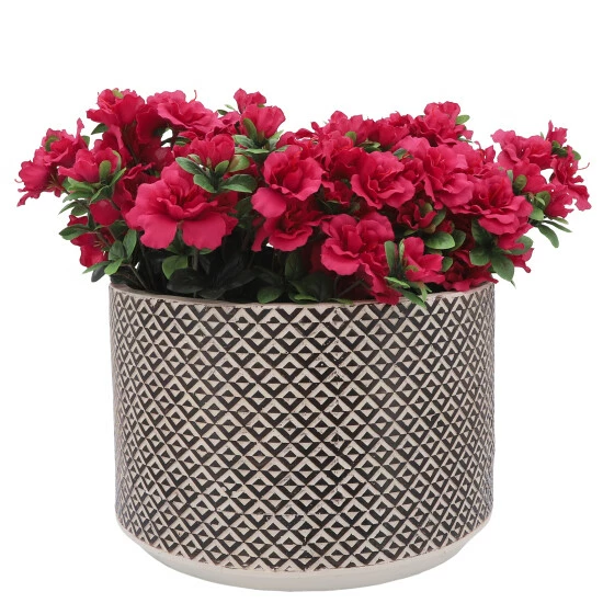 Buy π₯ Sagebrook Home Resin, Set Of 2 10, 13"d Tribal Planters, Brown 13"H - 13.0" X 13.0" X 13.0" β 6 Buy π₯ Sagebrook Home Resin, Set Of 2 10, 13"d Tribal Planters, Brown 13"H - 13.0" X 13.0" X 13.0" β - Image 4