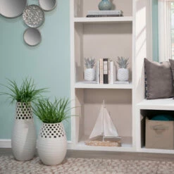 New 👏 Sagebrook Home Wood, 17"h Cloth Sail Boat, Nat 17"H - 14.0" X 4.0" X 17.0" ❤️